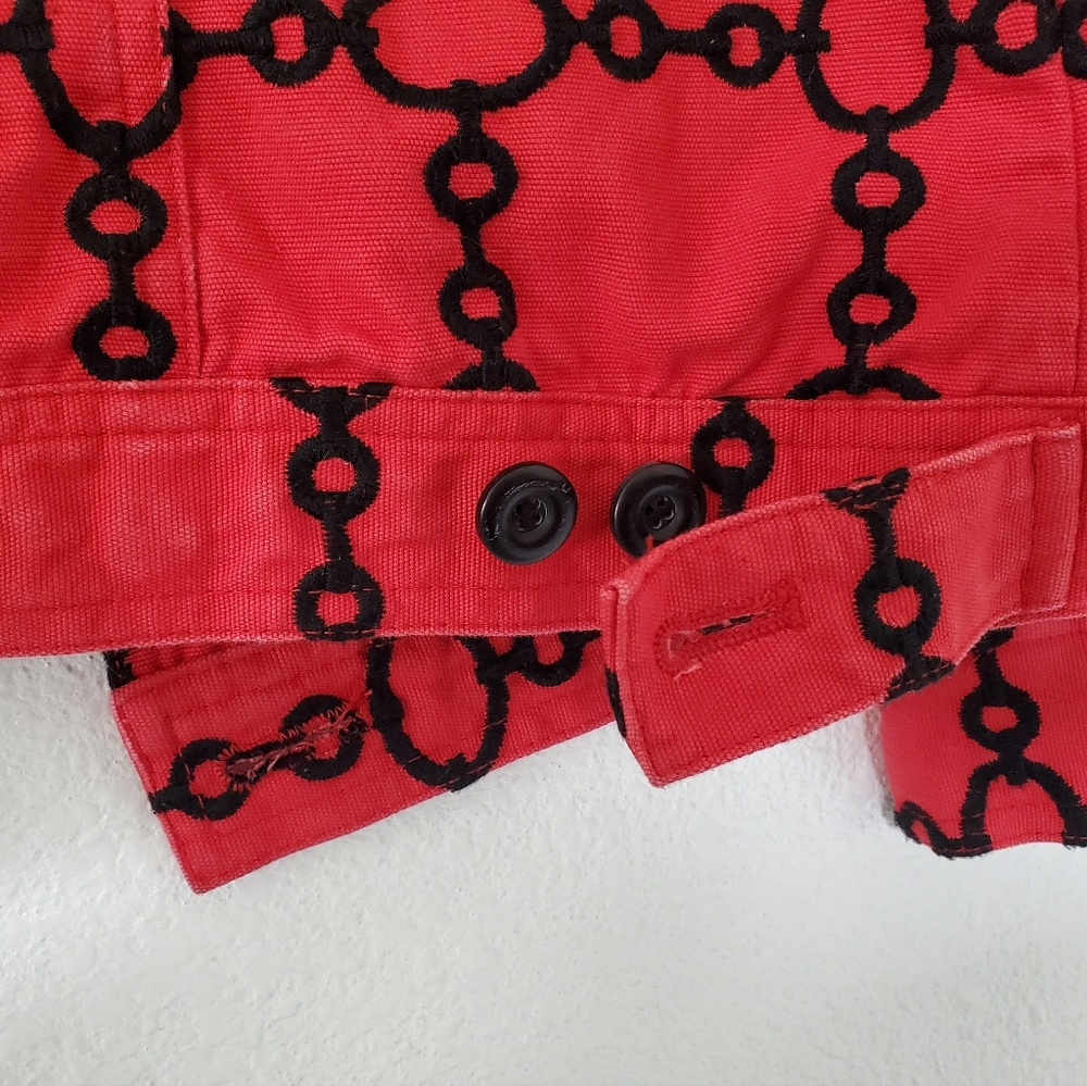 Unique Patterned Jean Jacket - Picture 7 of 10